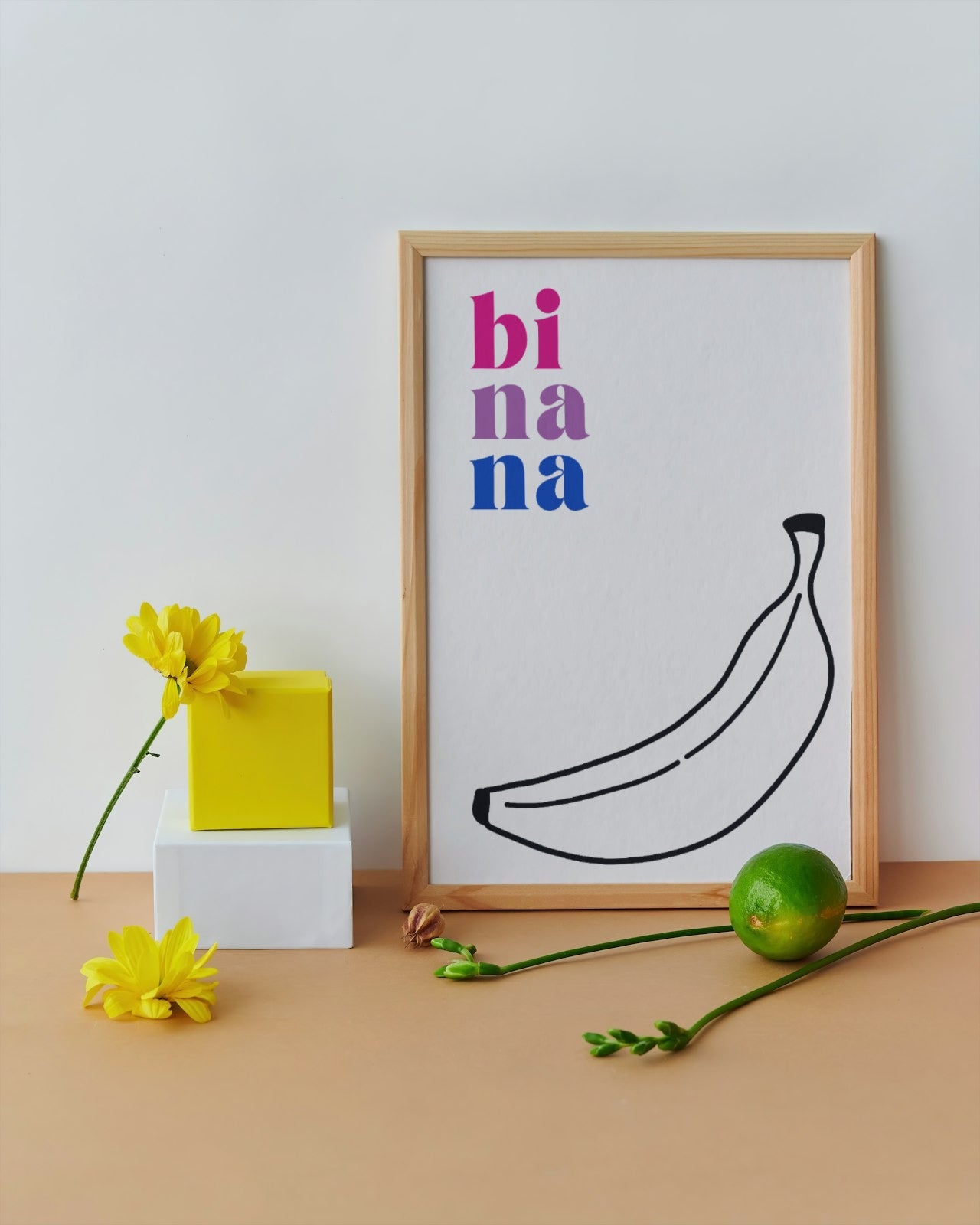 'Bi-na-na' print