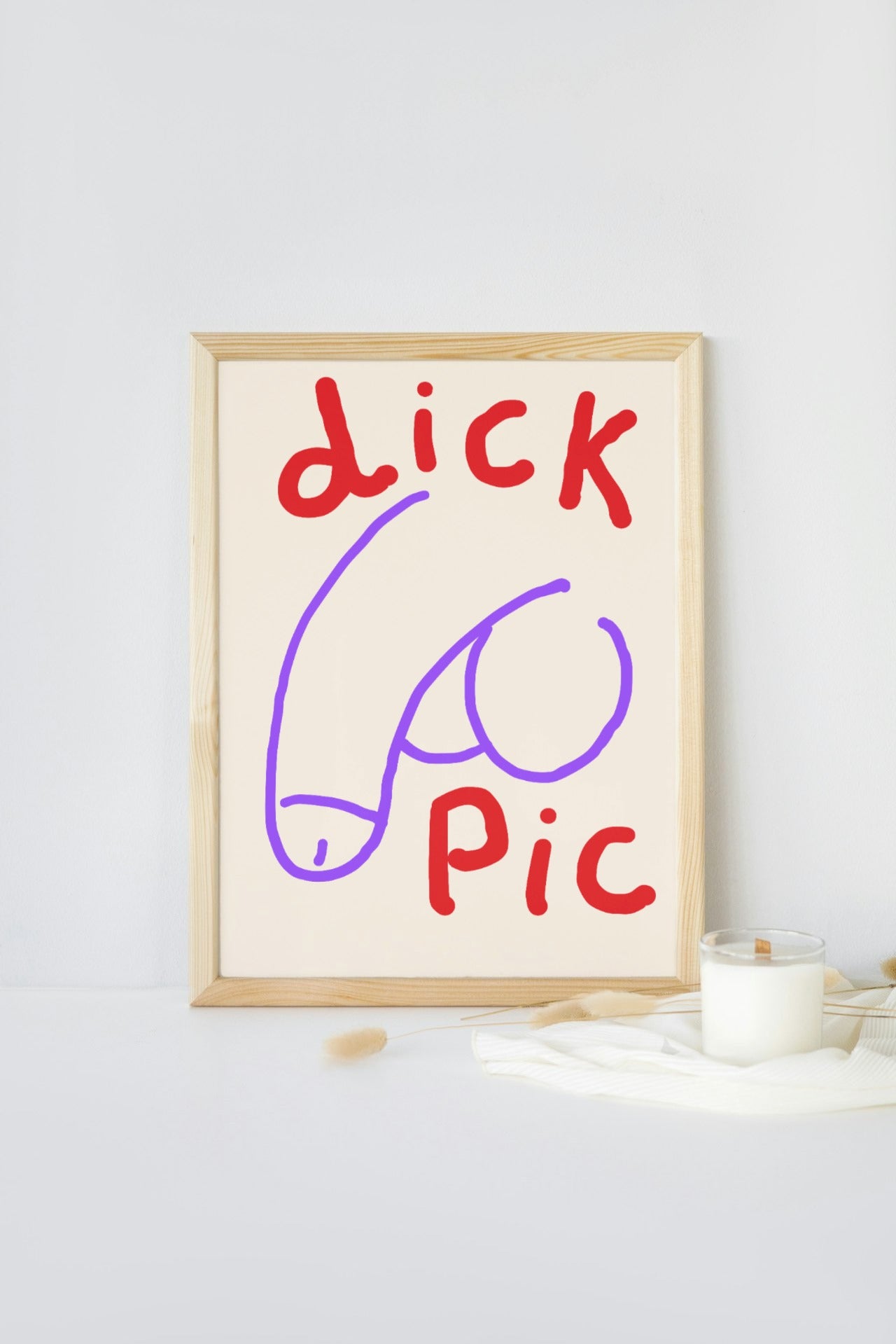 'D!ck Pic' print