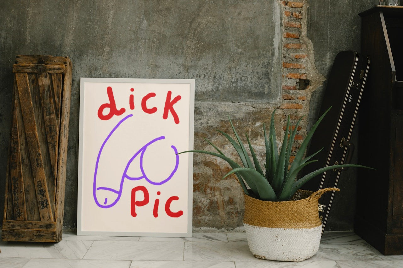 'D!ck Pic' print