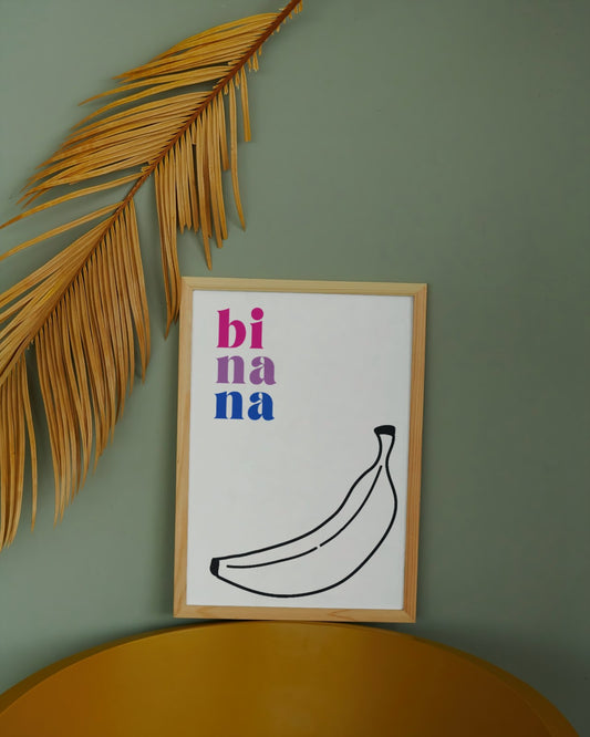 'Bi-na-na' print