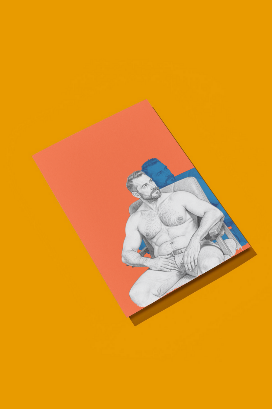 'Blue Beef Shadow' print