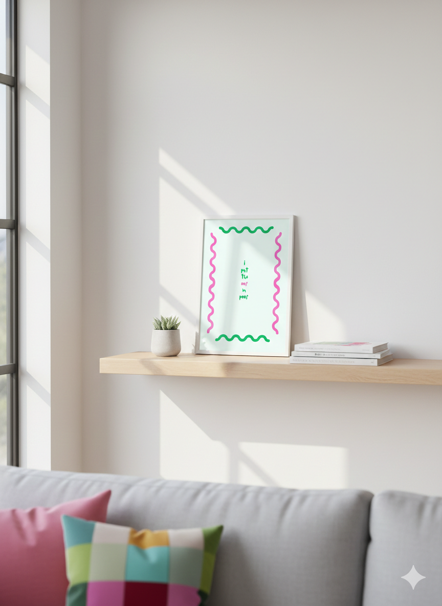 'Oof in poof' print