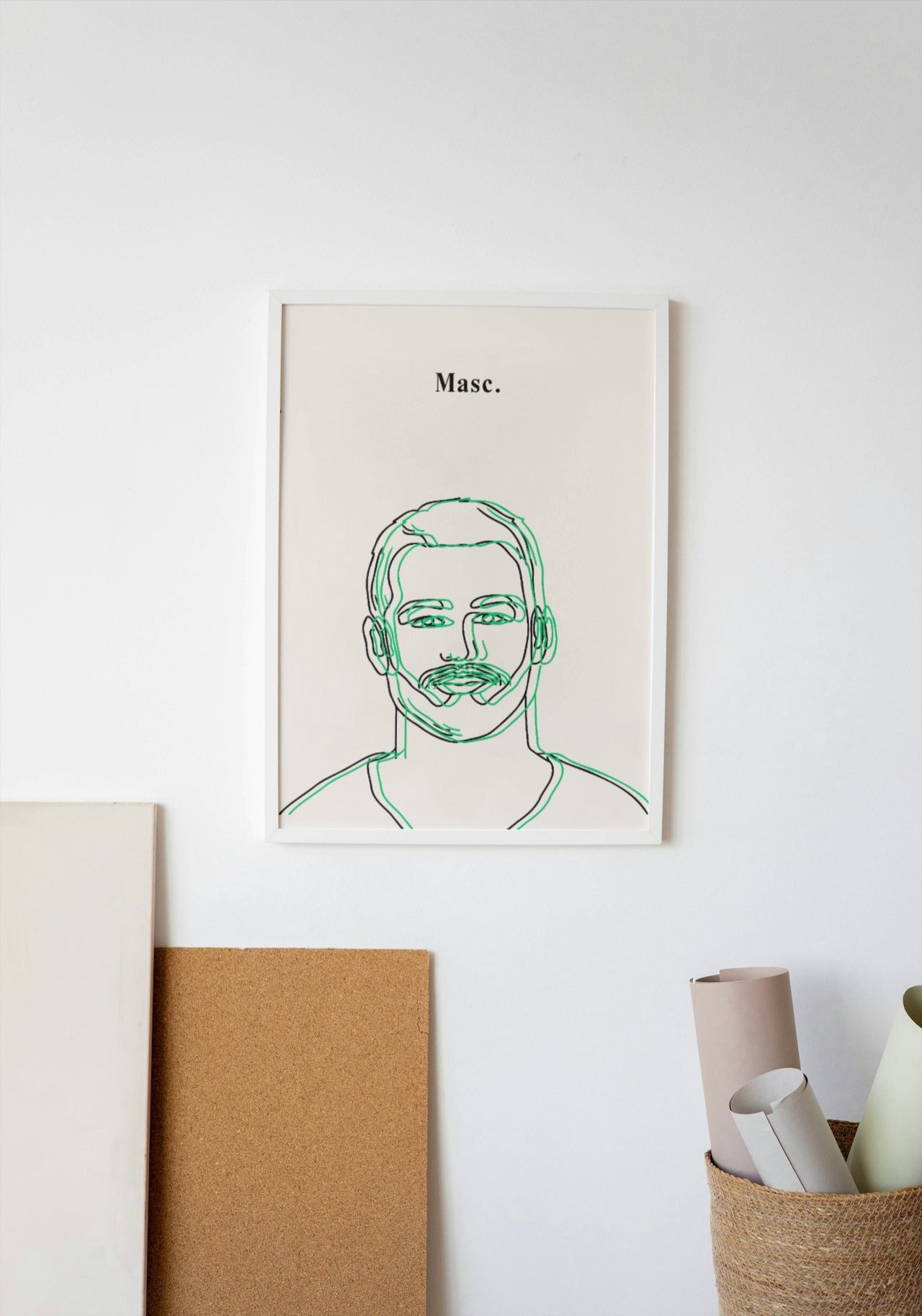 'Masc' print