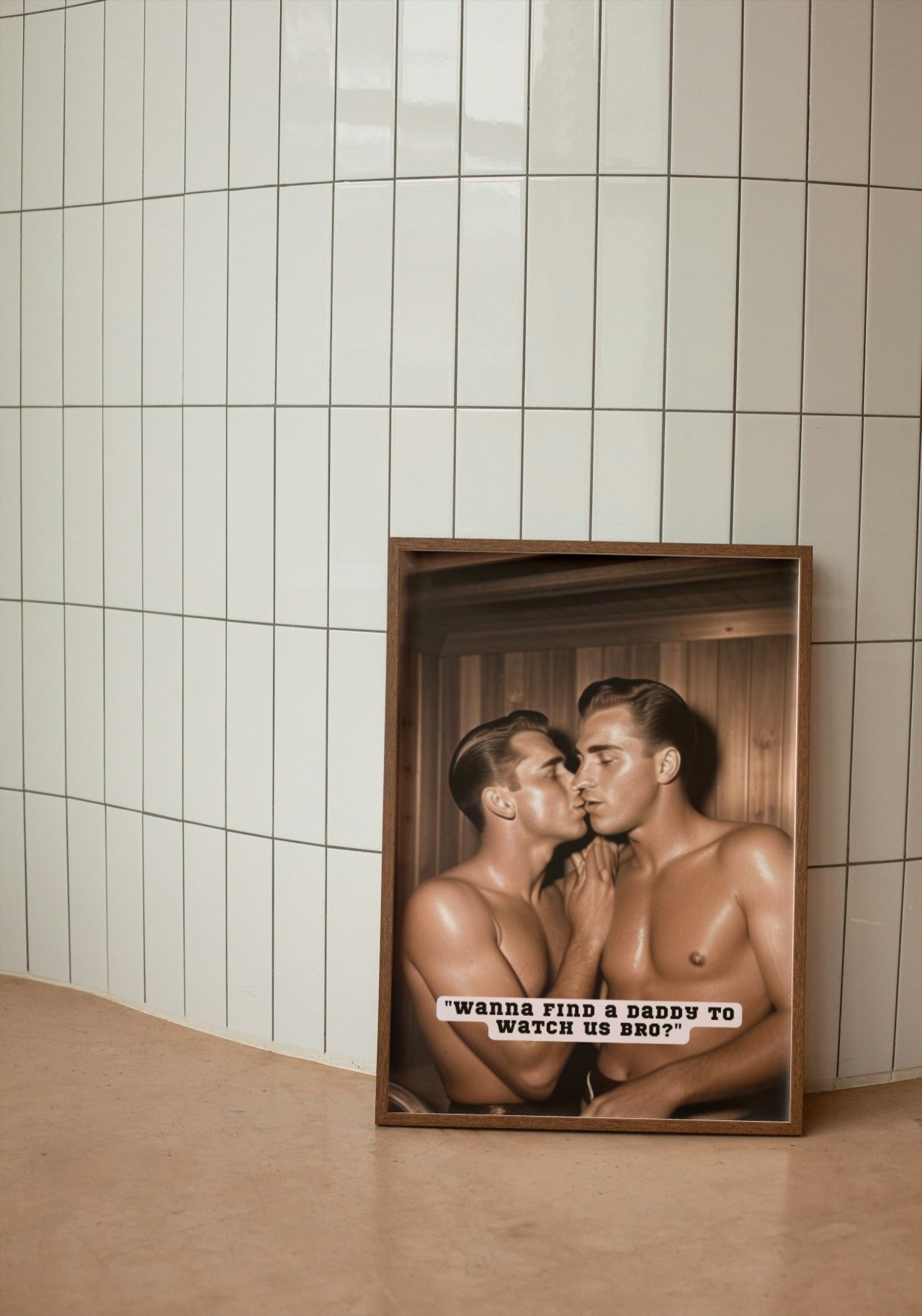 Bros of the 50s Sauna: 'Daddy' print