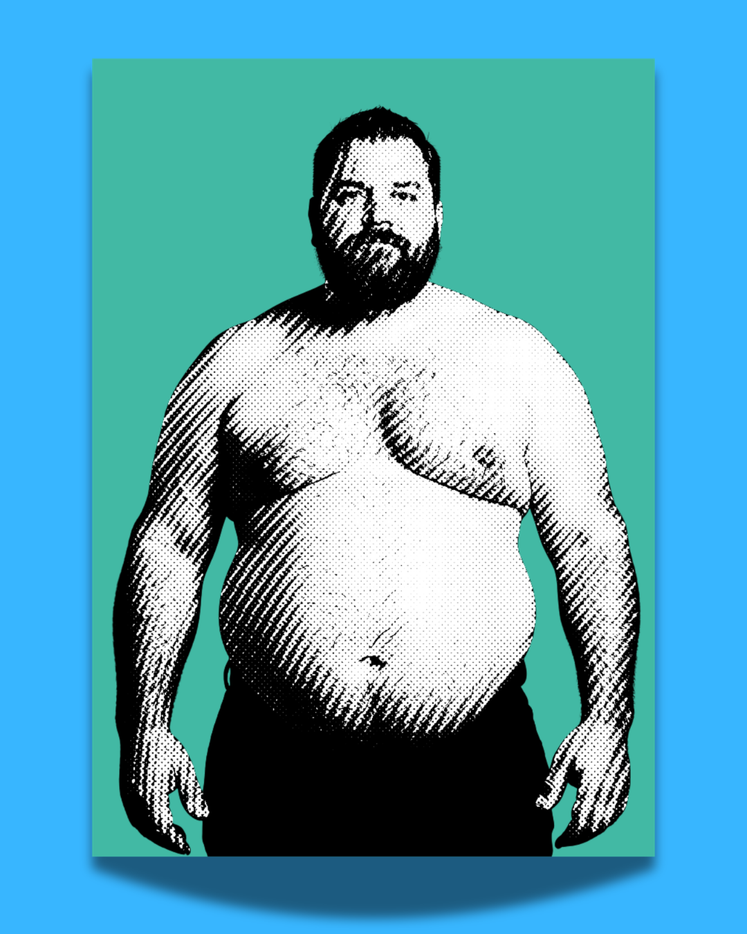 Colour Boys 'Russ' print