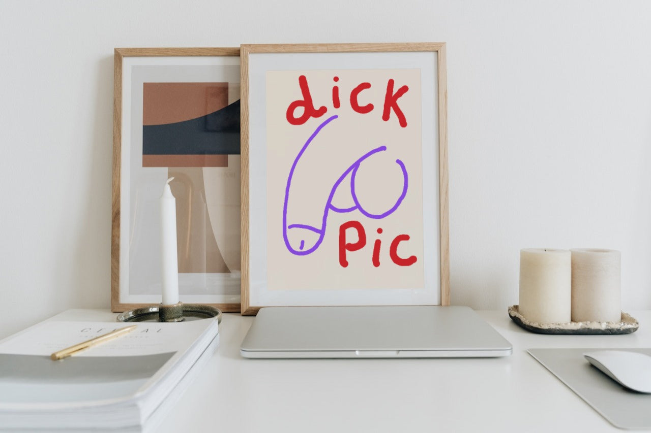 'D!ck Pic' print