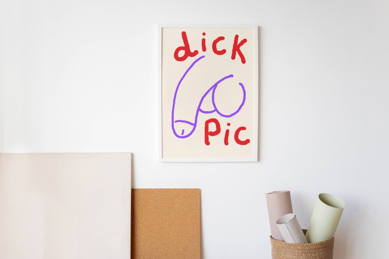 'D!ck Pic' print