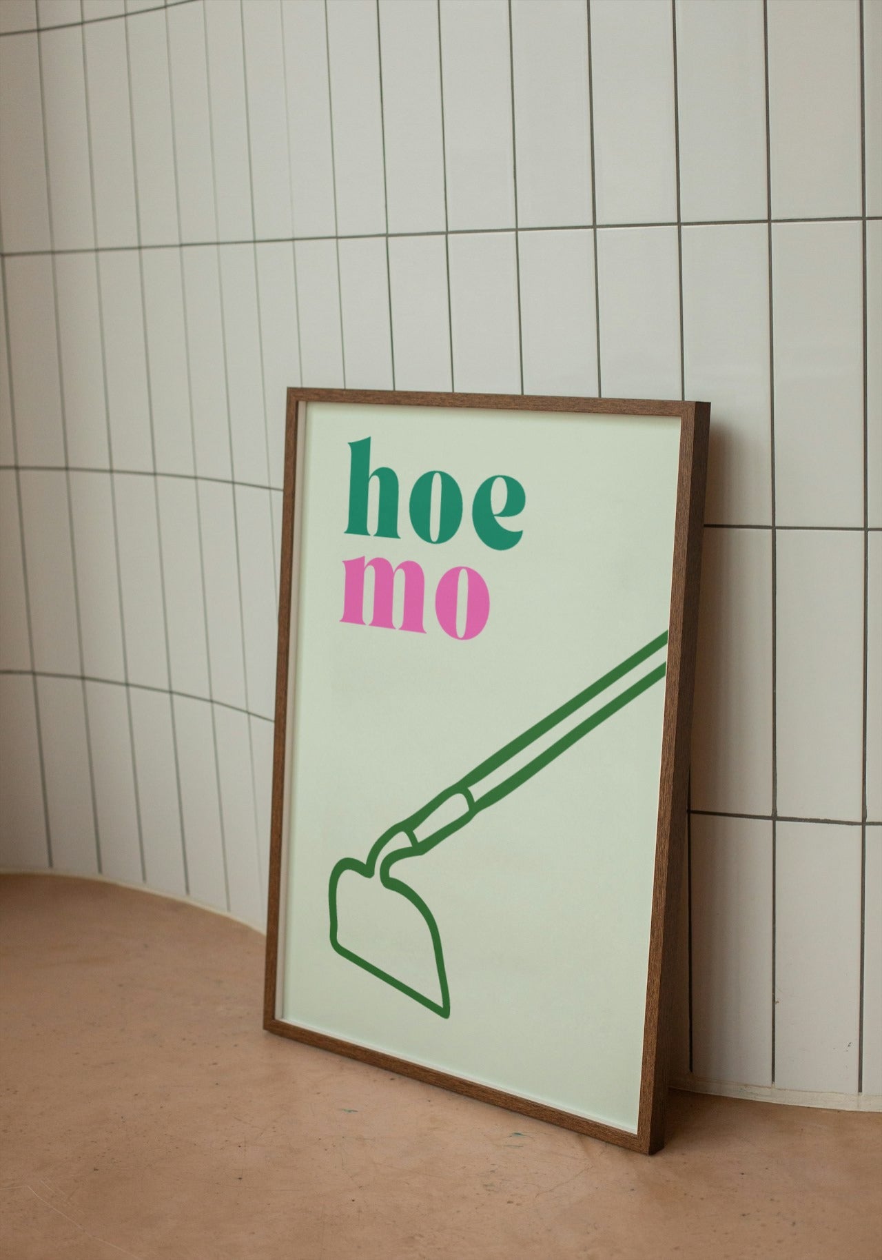 'Hoe-mo' print