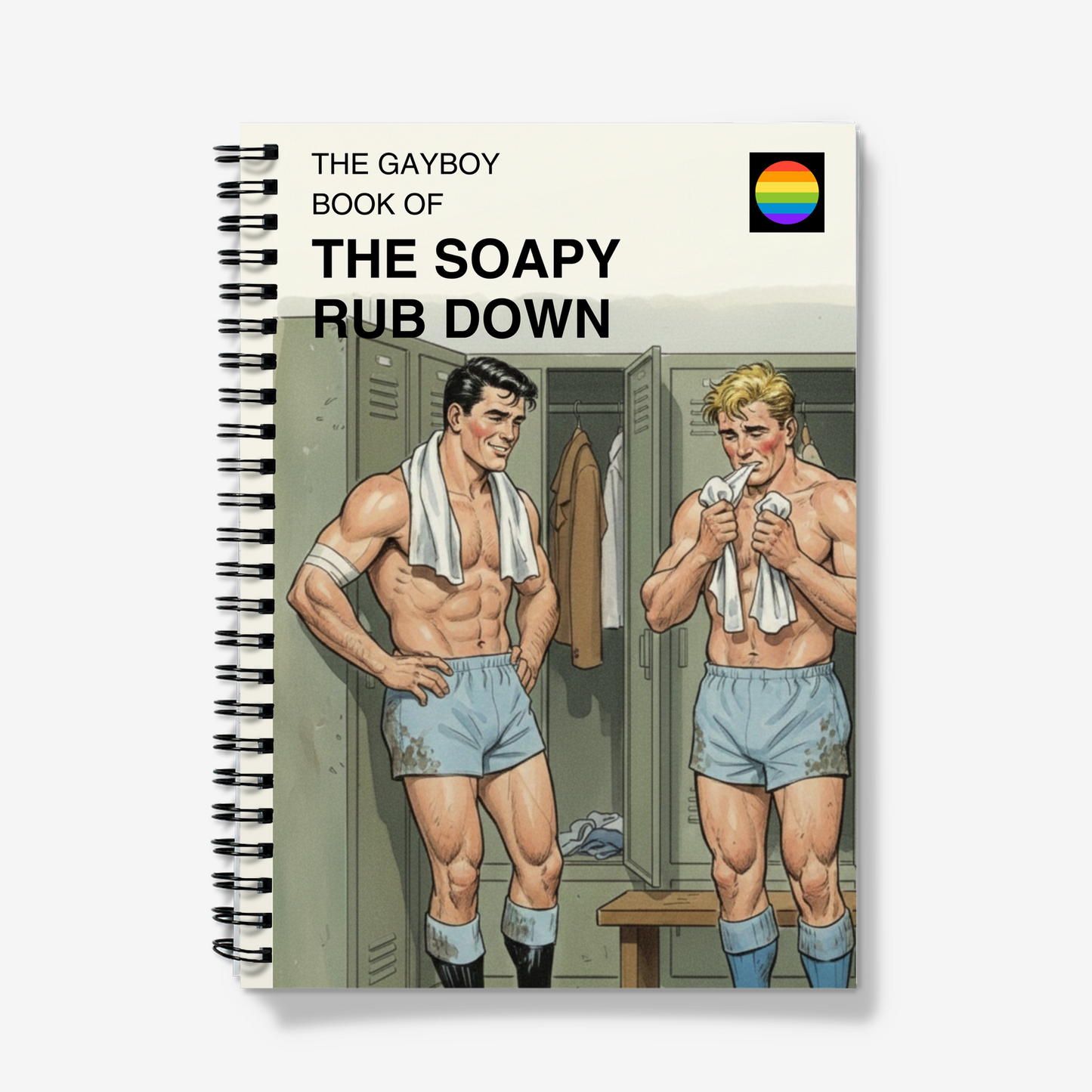 'The Soapy Rub Down' A5 Notebook