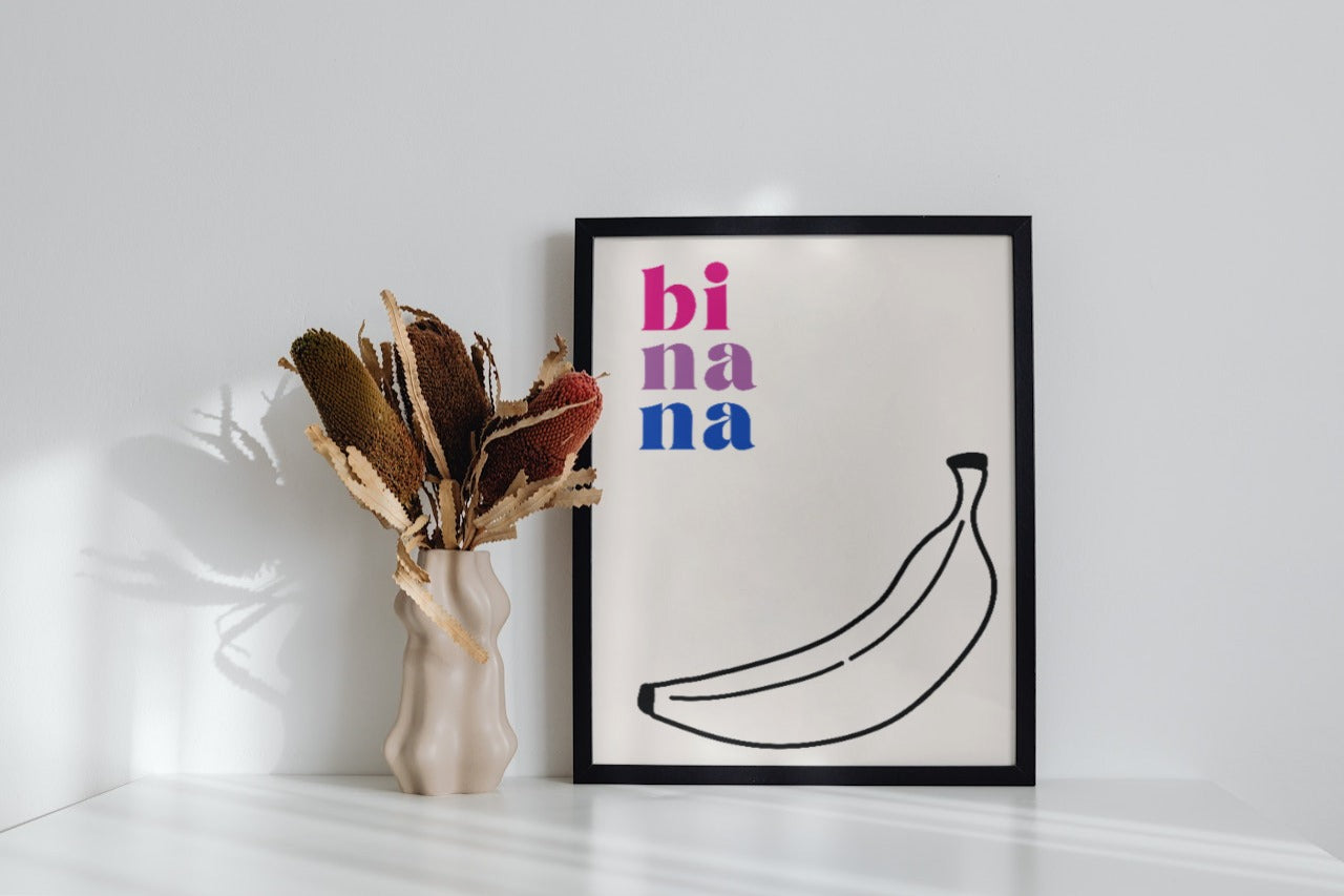 'Bi-na-na' print