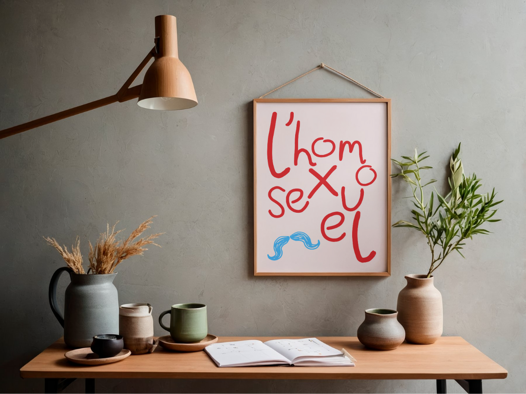 'L'homosexuel' print
