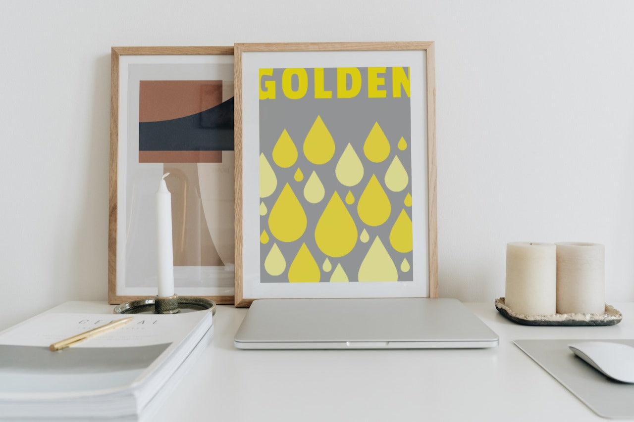 'Golden' print