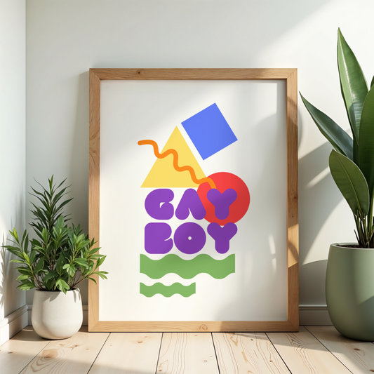 'Gay Boy' print