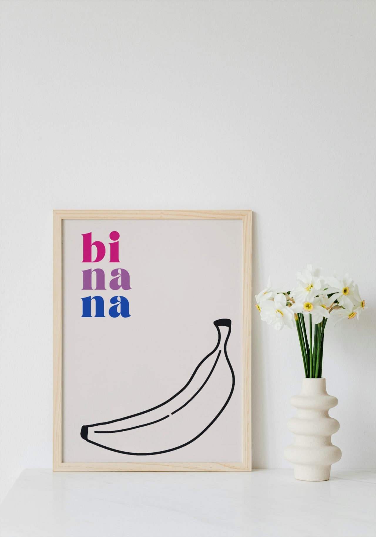 'Bi-na-na' print