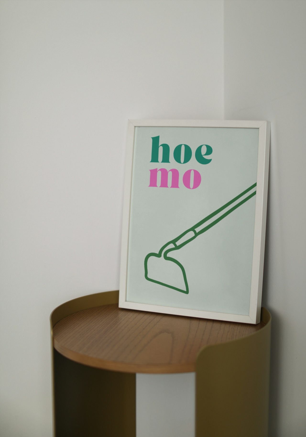 'Hoe-mo' print