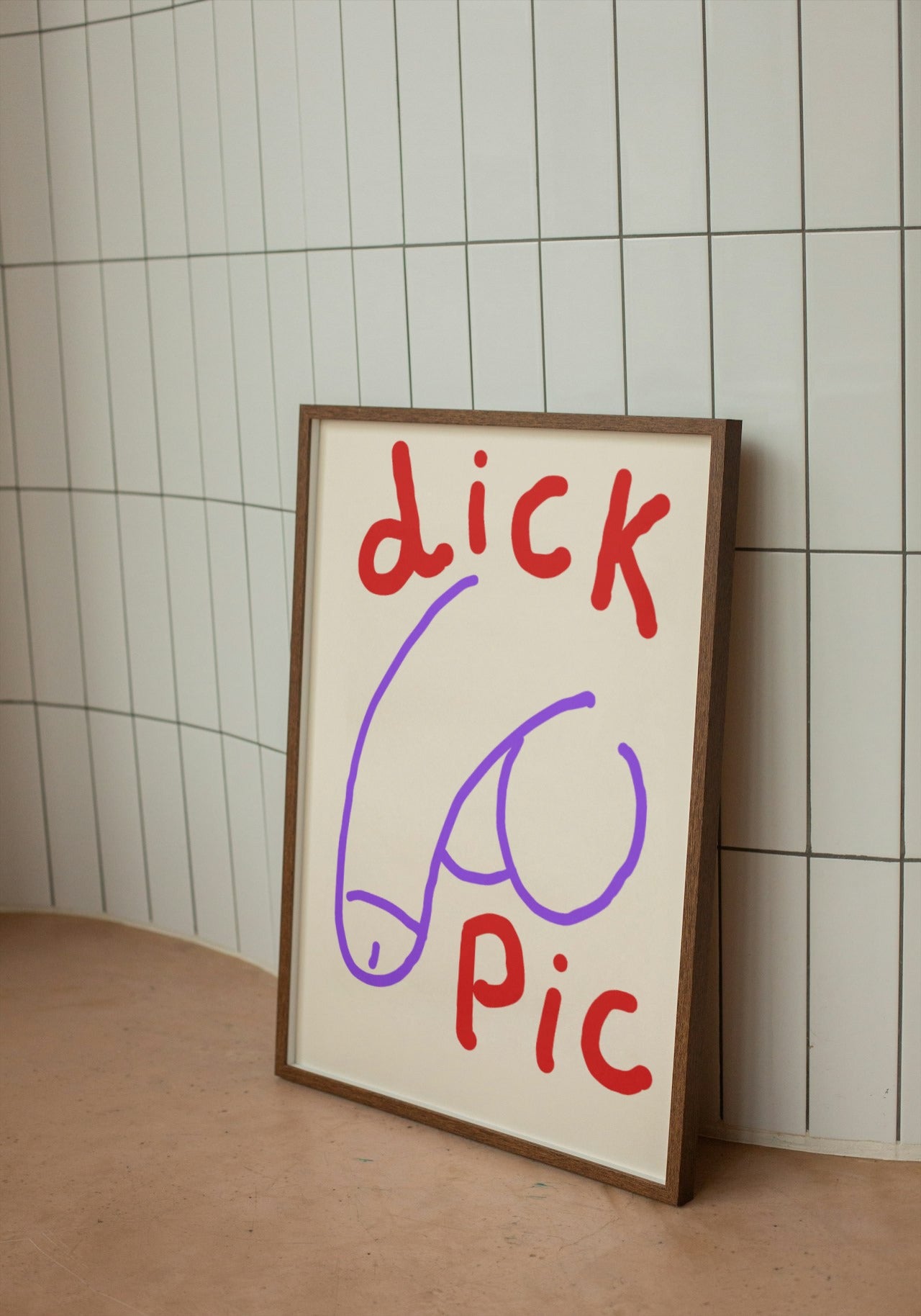 'D!ck Pic' print