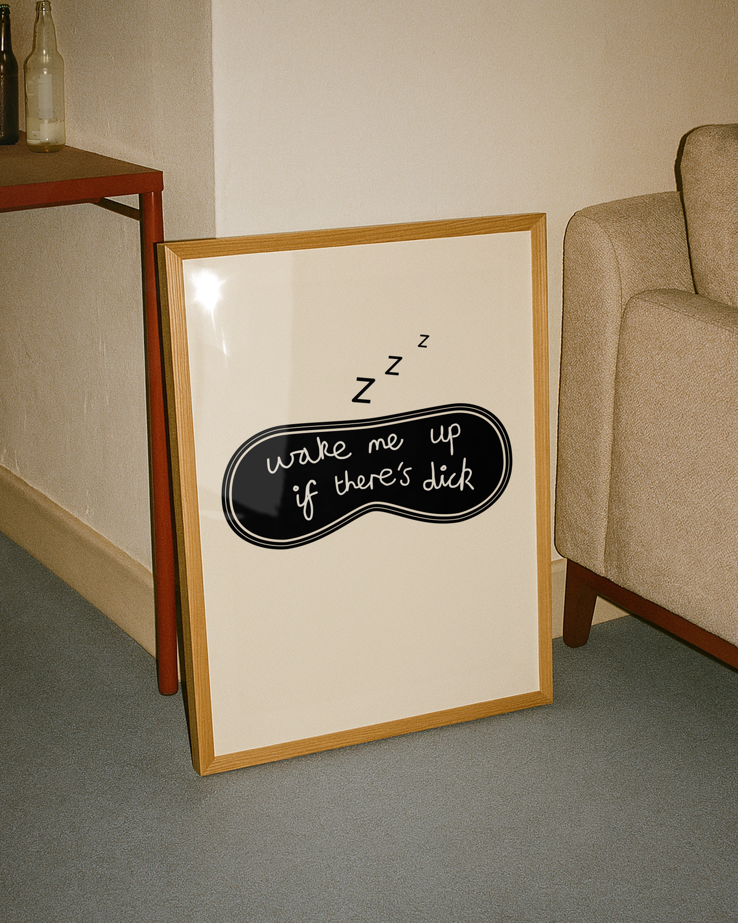 'Wake Me Up' print