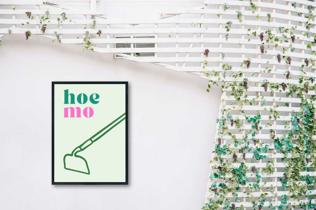 'Hoe-mo' print