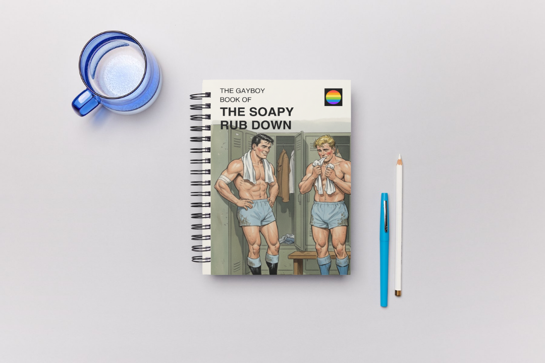 'The Soapy Rub Down' A5 Notebook