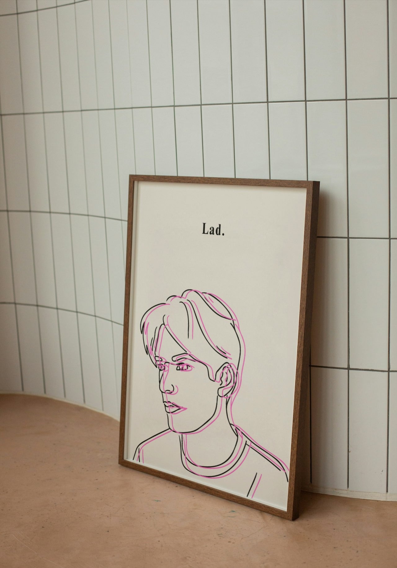 'Lad' print