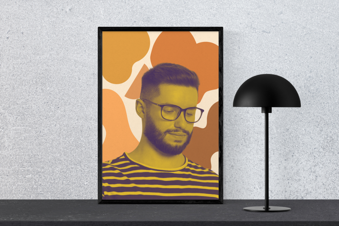 'Look Down' print