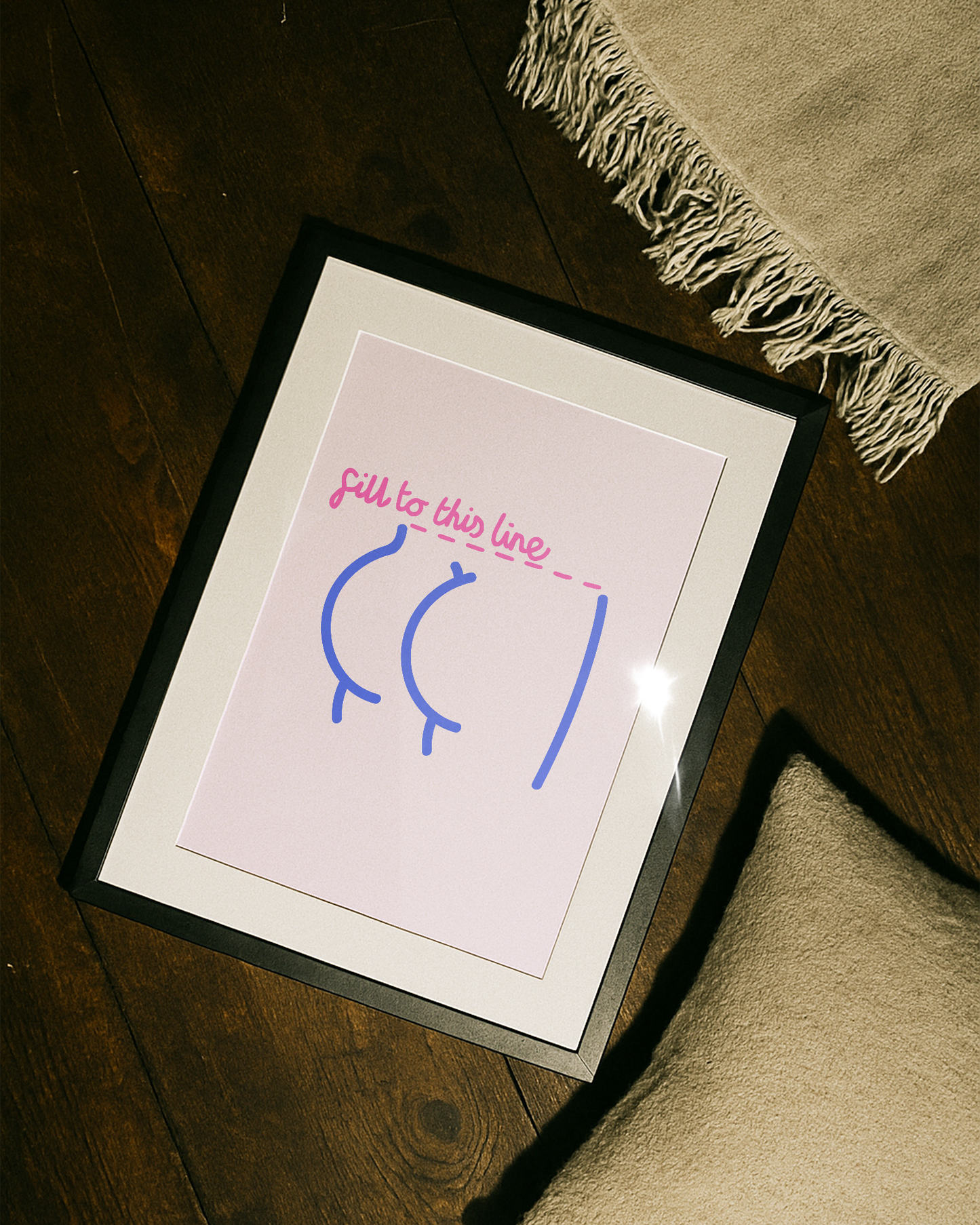 'Fill To This Line' print