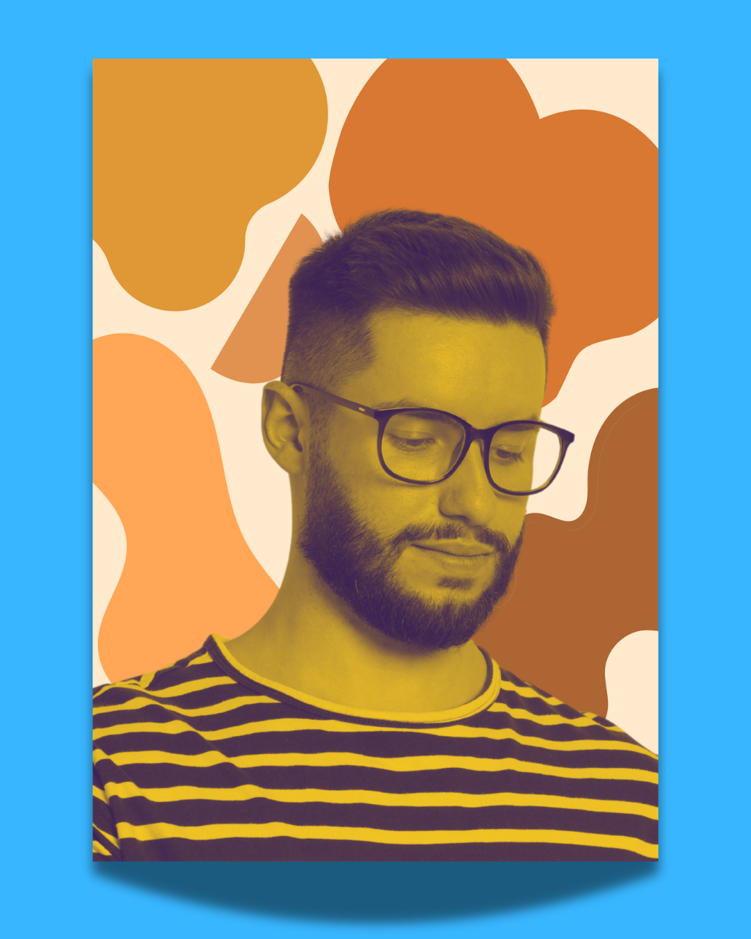 'Look Down' print