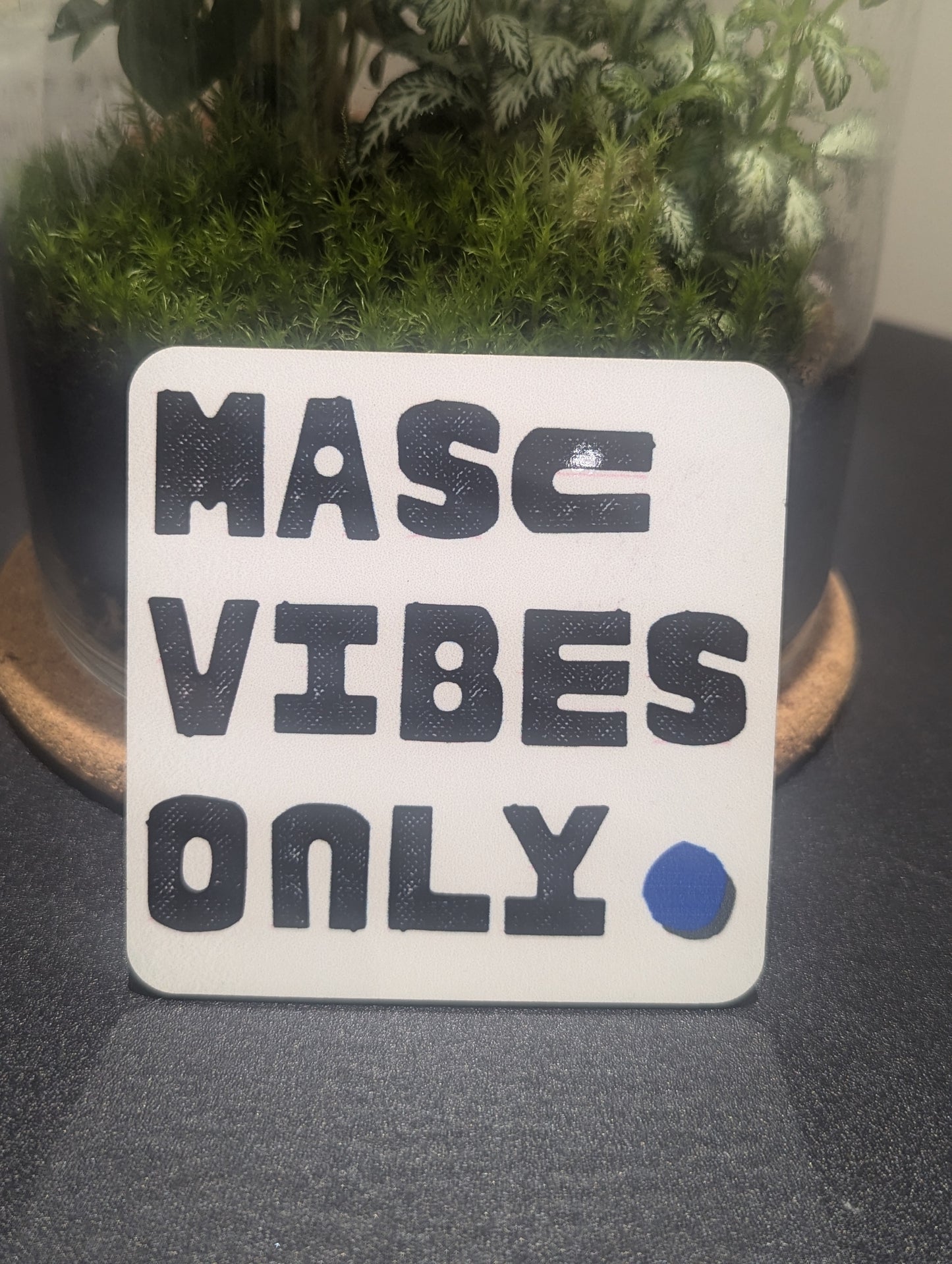 Masc Vibes Only Coaster