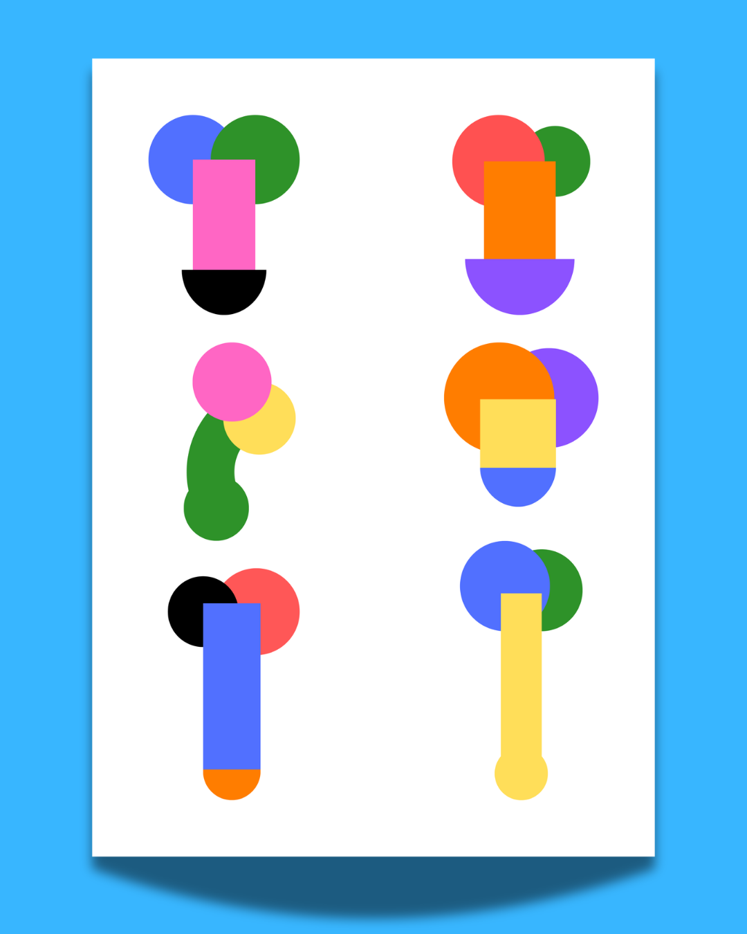 'Willies' (colours) print