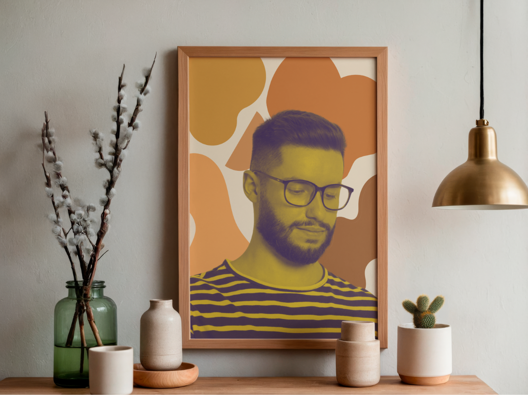 'Look Down' print