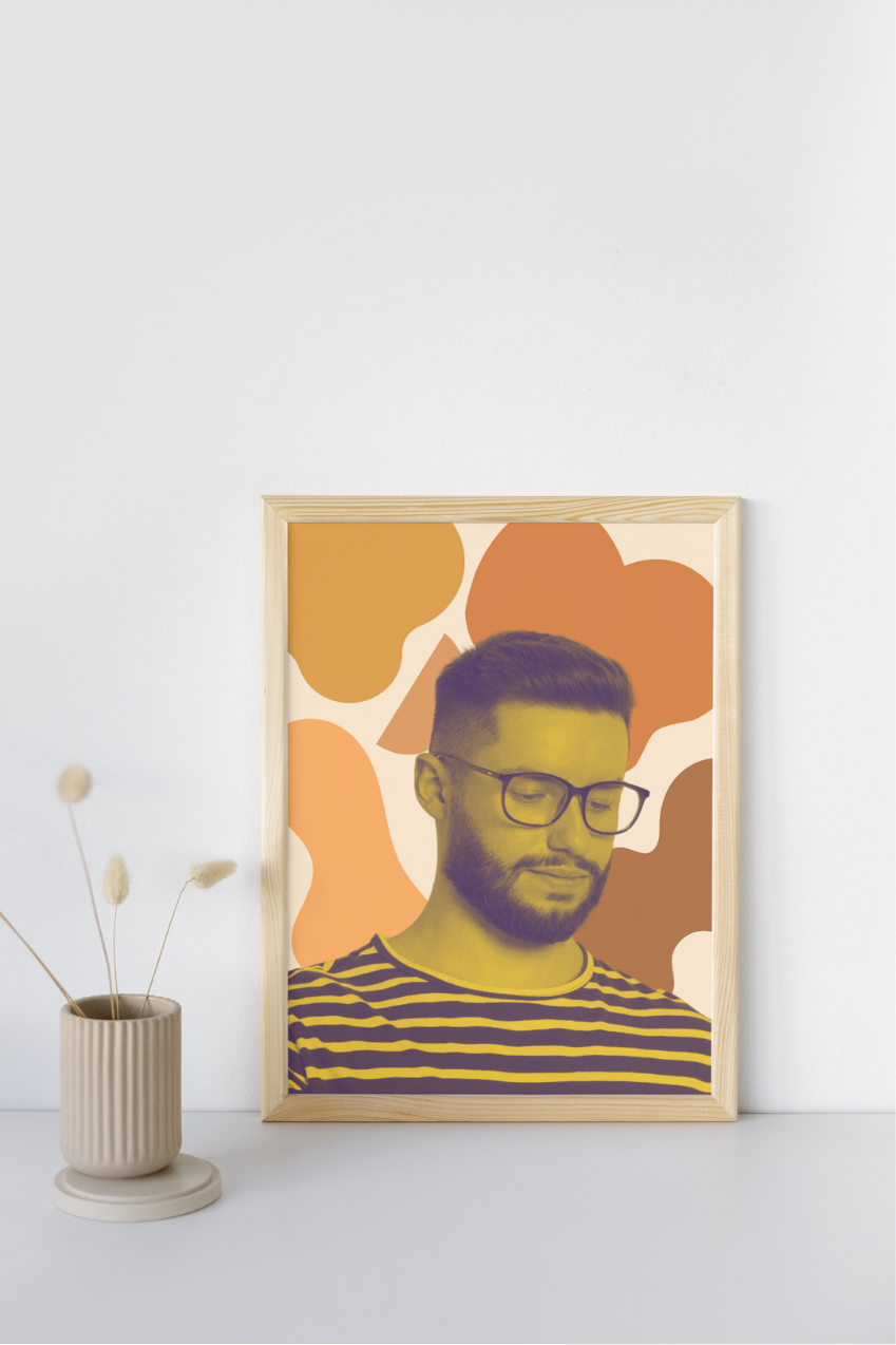 'Look Down' print