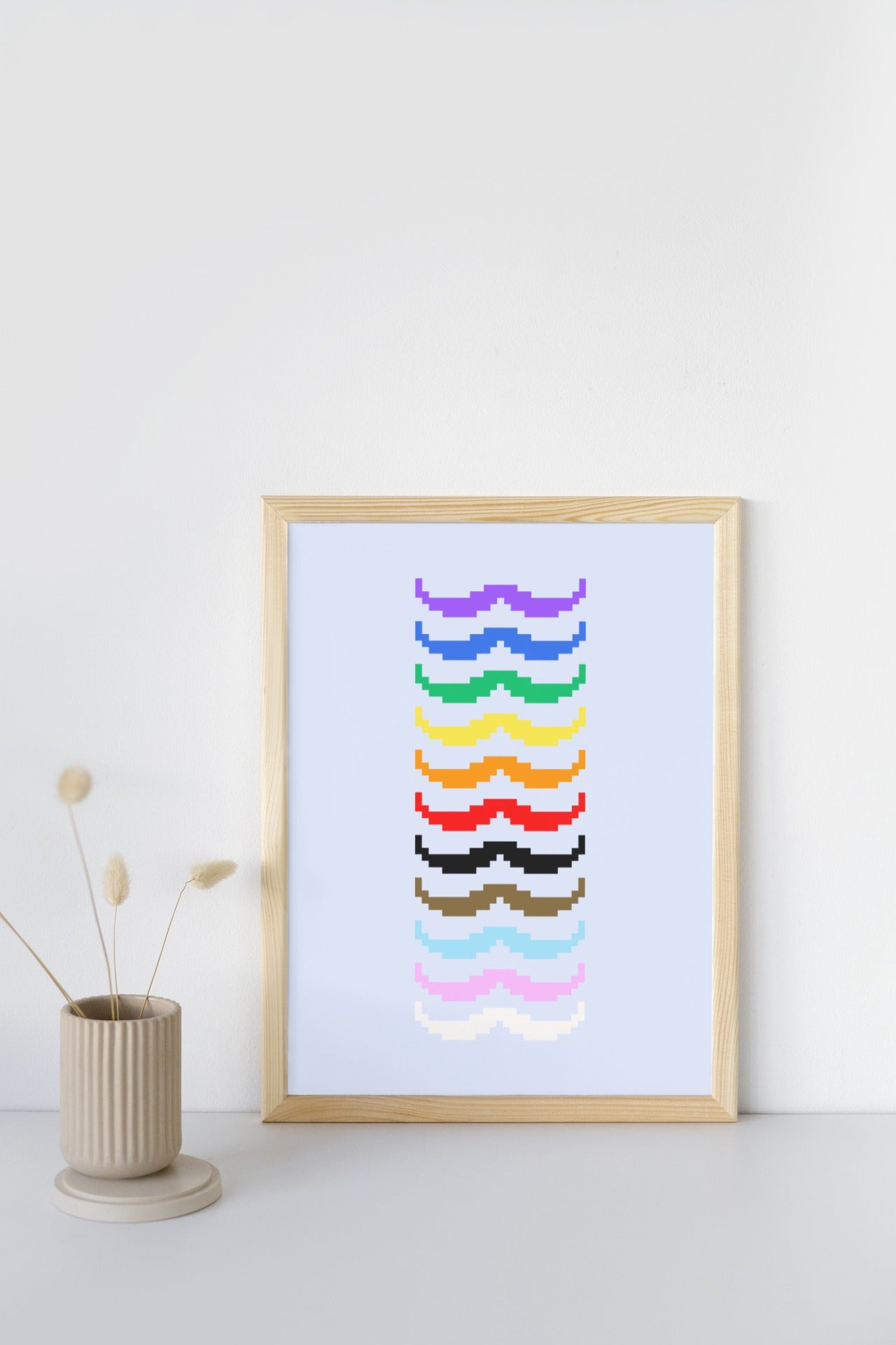 'Tache Rainbow' print