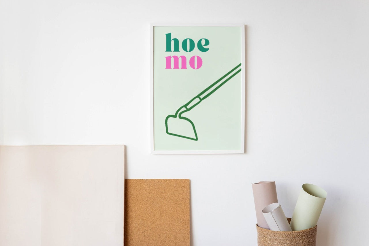 'Hoe-mo' print