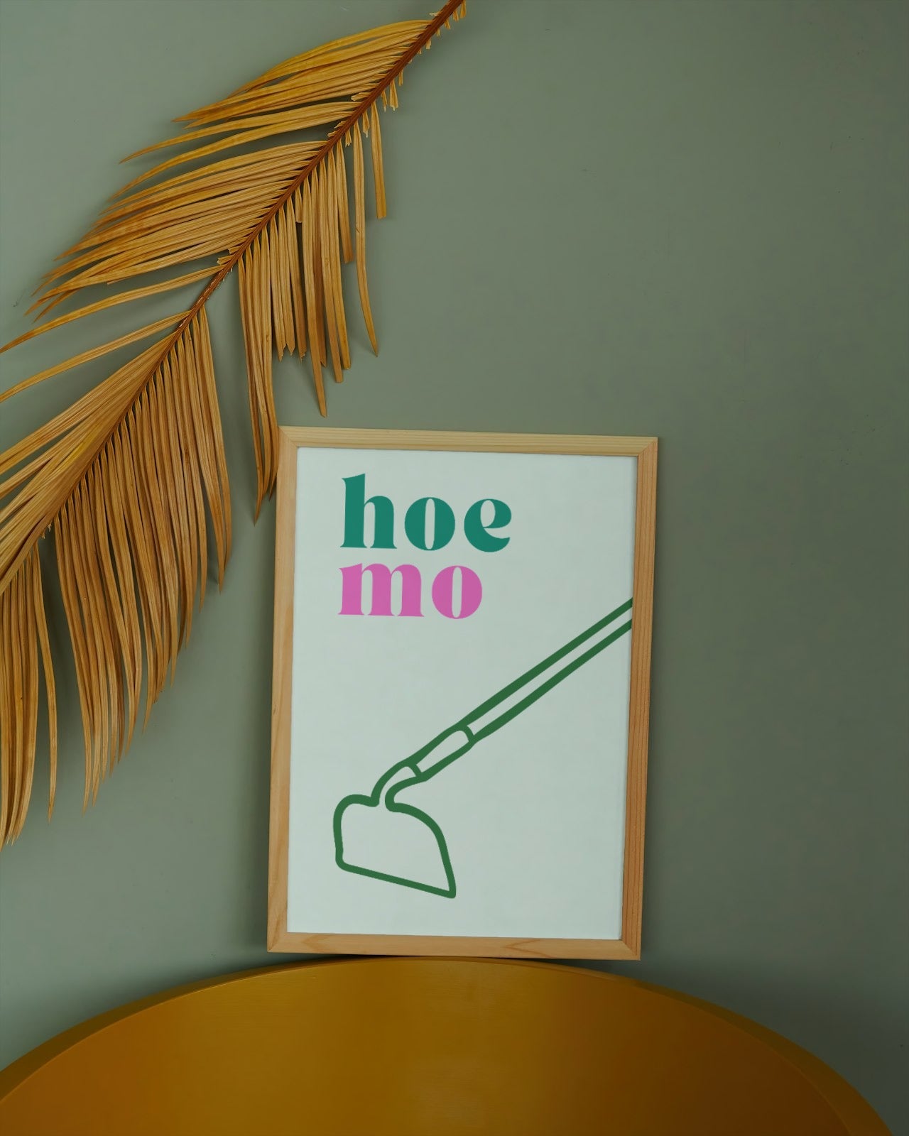 'Hoe-mo' print