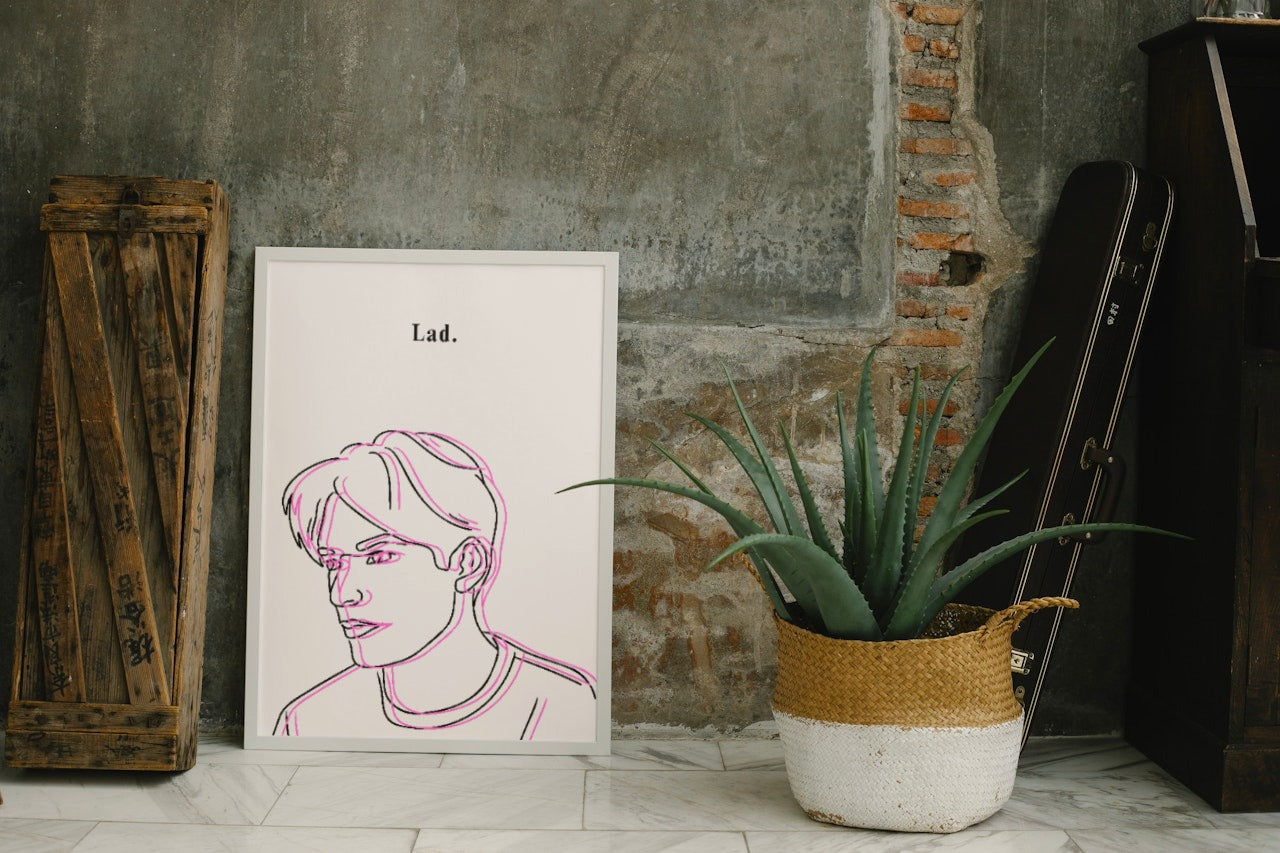 'Lad' print