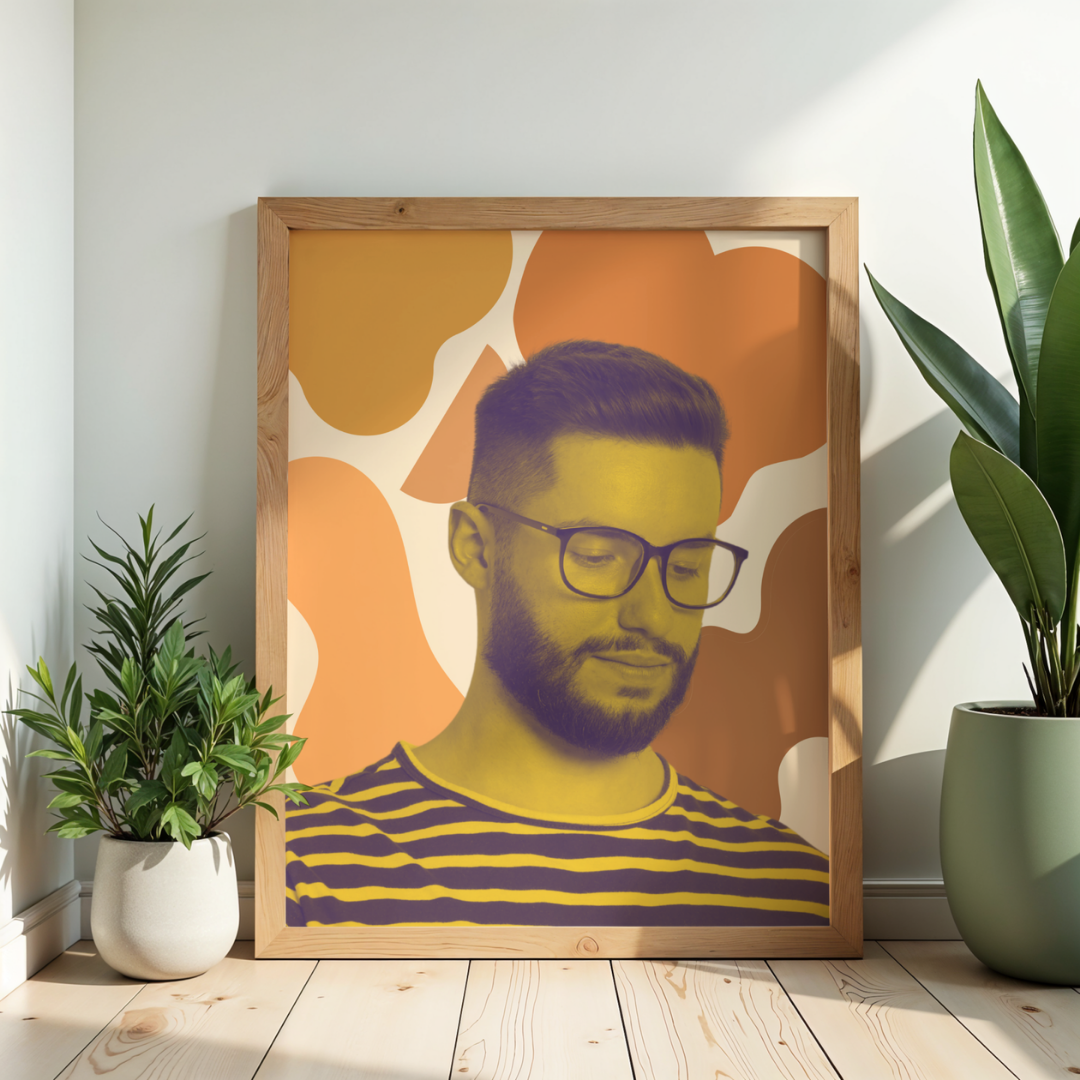 'Look Down' print