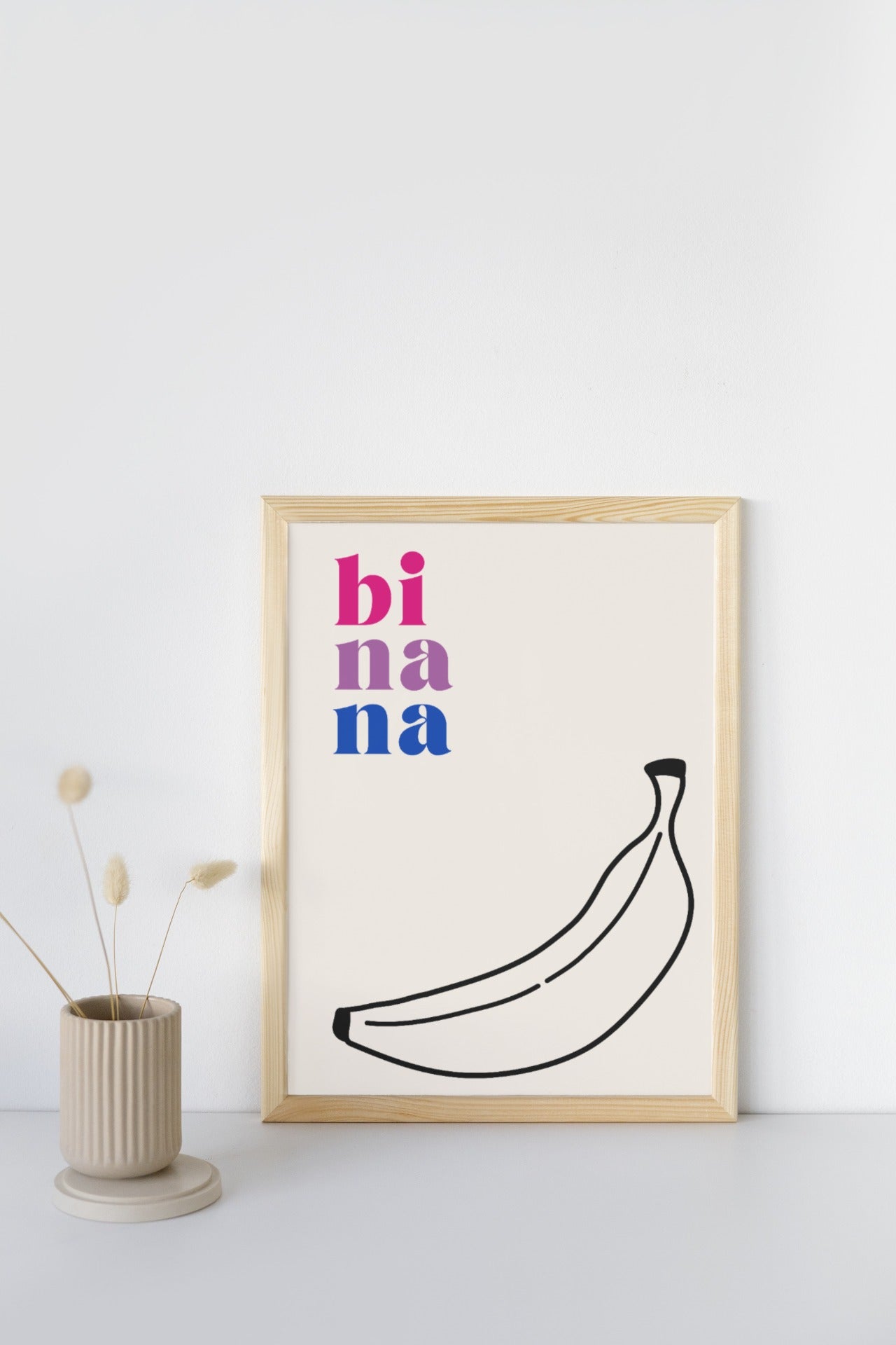 'Bi-na-na' print