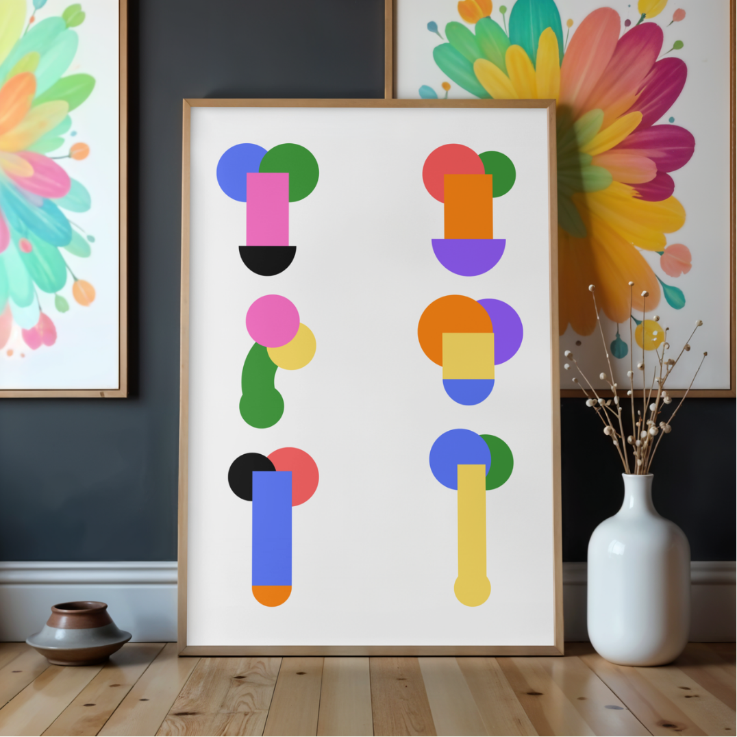 'Willies' (colours) print