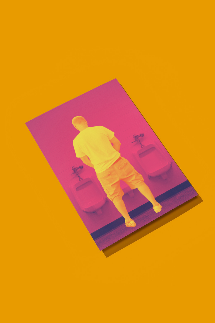 'Middle Urinal' print