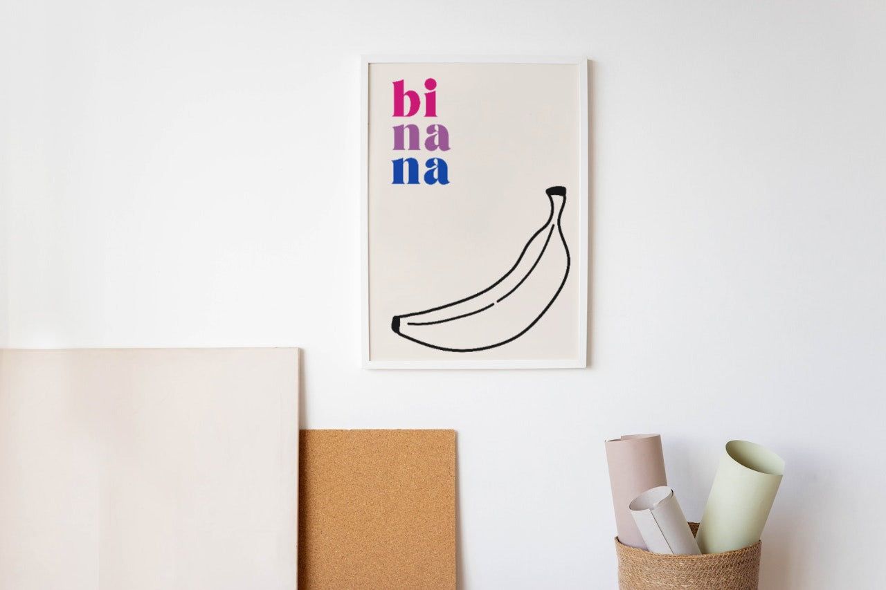 'Bi-na-na' print