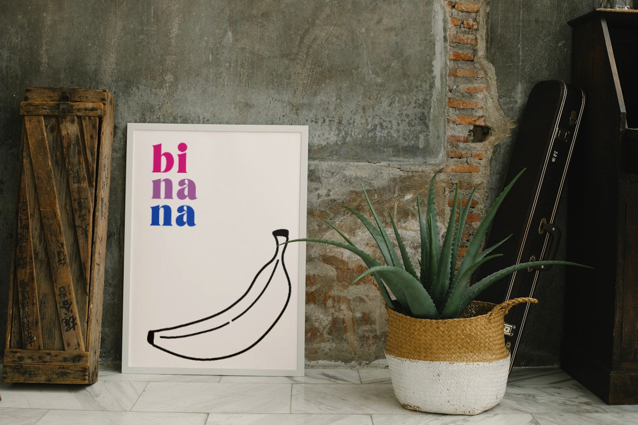 'Bi-na-na' print