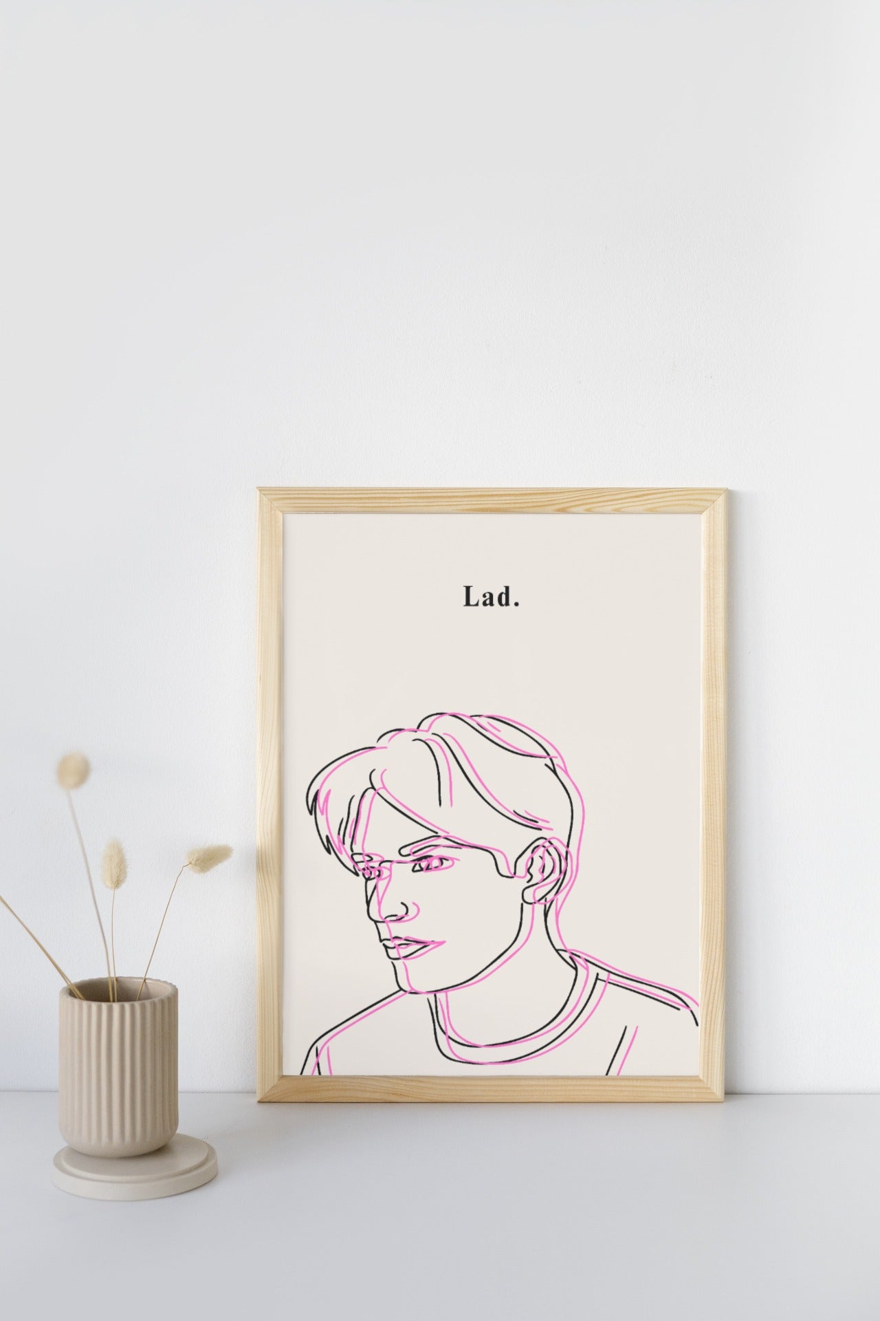 'Lad' print