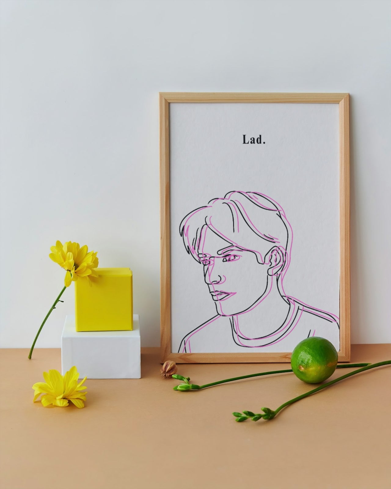 'Lad' print