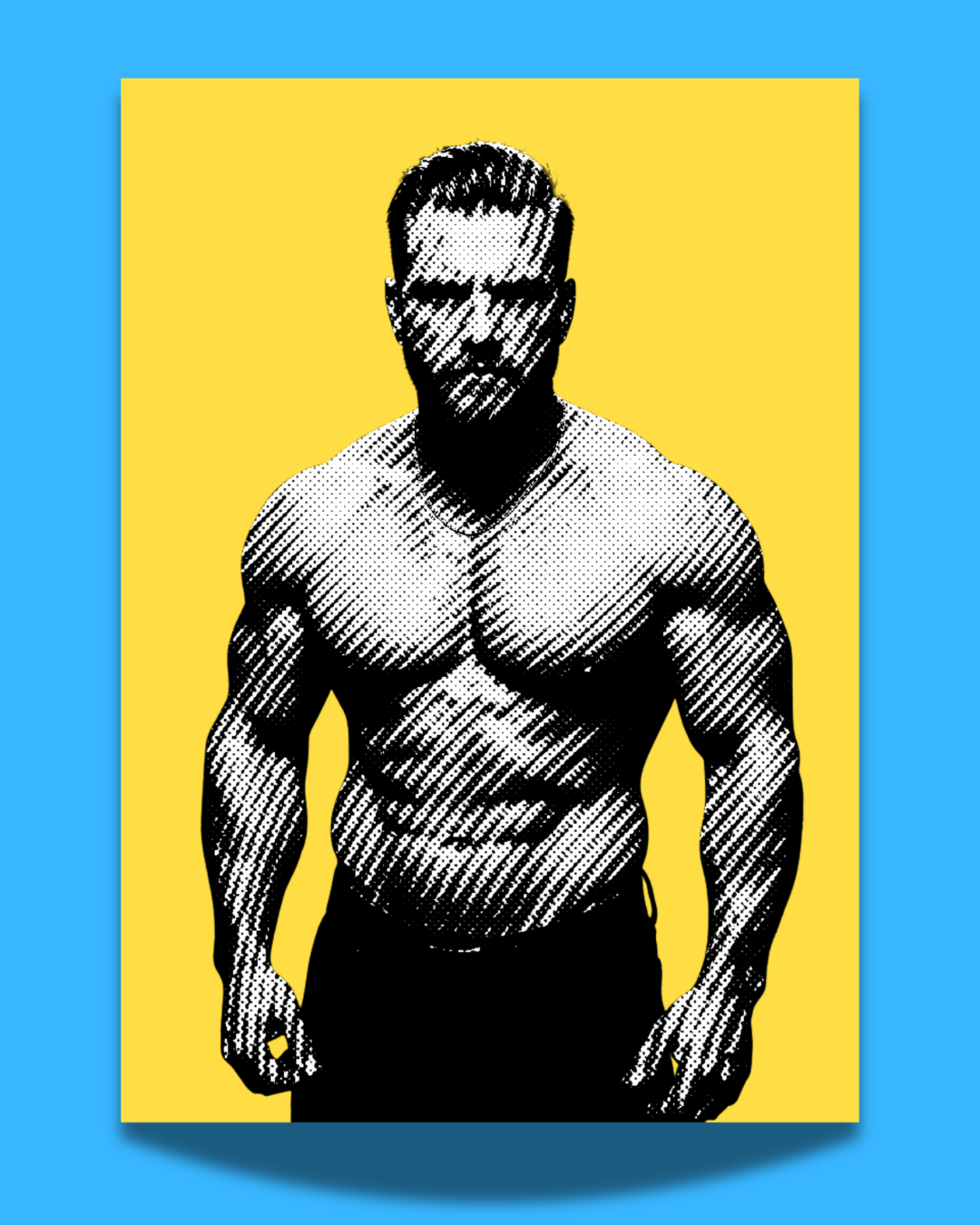 Colour Boys 'Ste' print