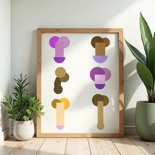 'Willies' (skin tones) print