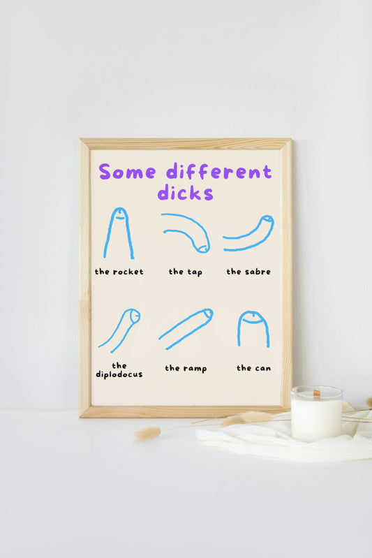 'Different D!cks' print